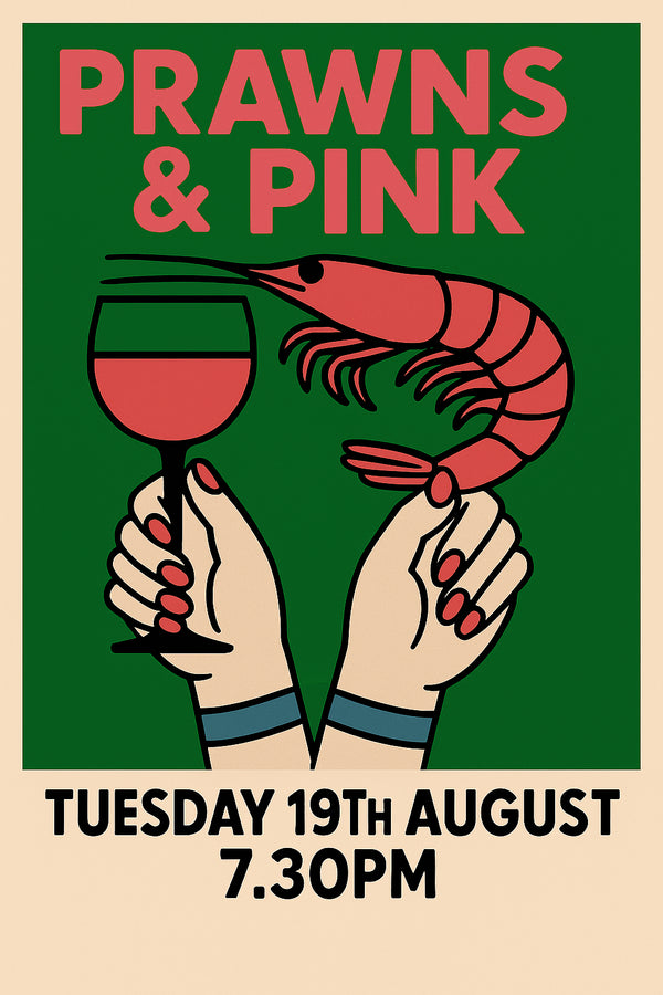 Prawns & Pink Wine Tasting