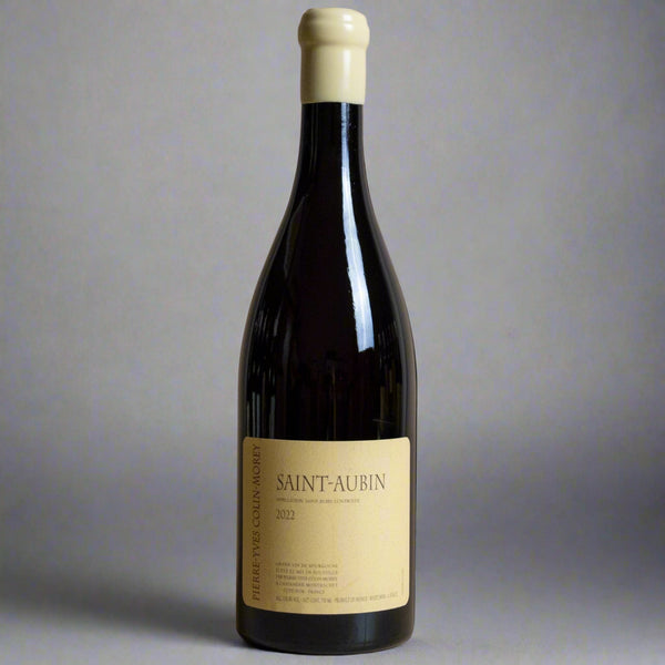 Pierre-Yves Colin-Morey Saint-Aubin 2020: Precise, mineral Chardonnay from high-altitude vines. Natural ferment, oak-aged, pure, and focused Burgundy.