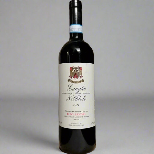Elio Sandri, Langhe Nebbiolo, 2022 – Takeaway Red Wine from Cave Bristol
