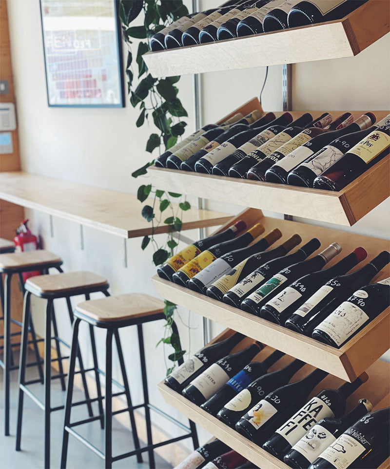 Fine wine shelves