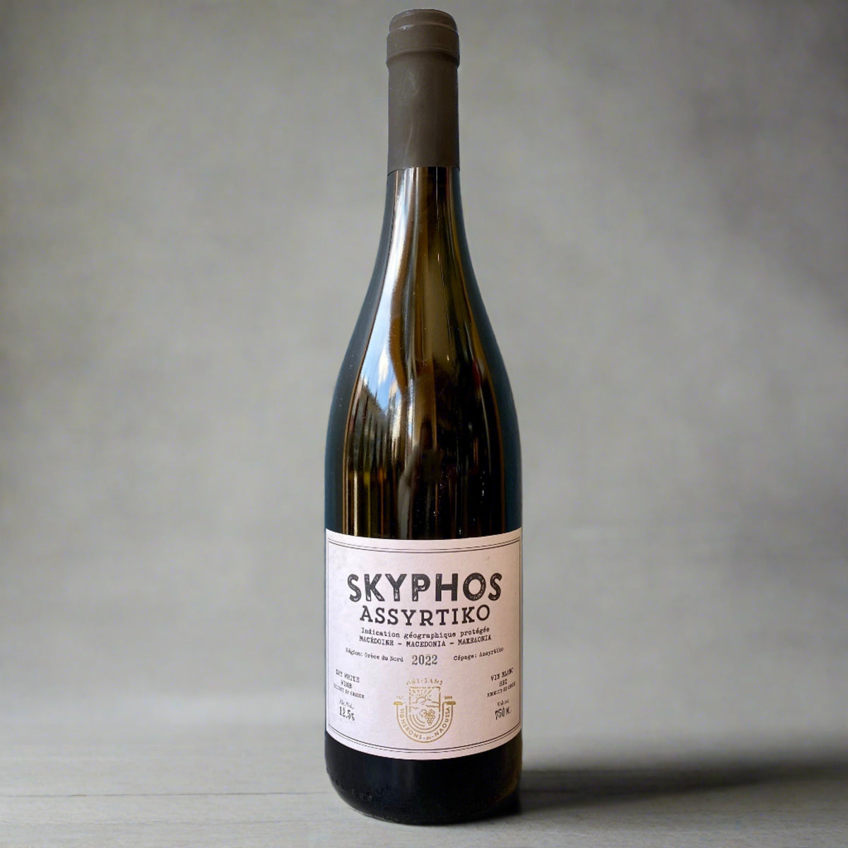 Artisans Vignerons De Naoussa, Skyphos Assrytiko. Greek white wine