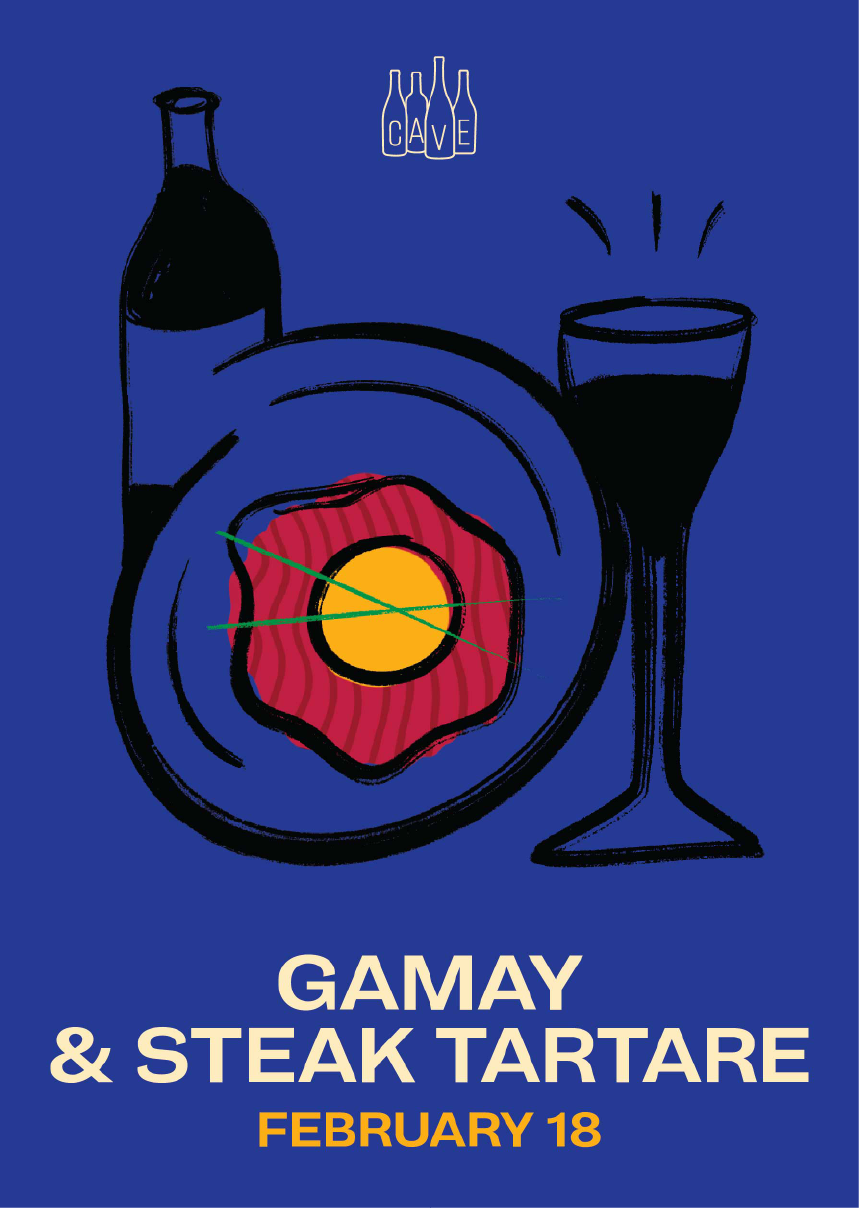 Gamay &amp; Steak Tartare Wine Tasting