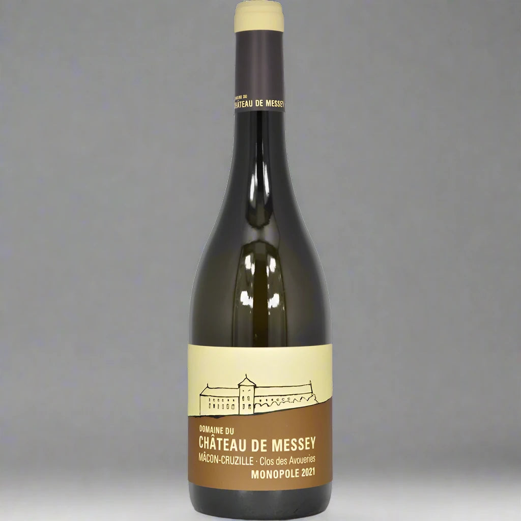 Chateau de Messey, Macon-Cruzille &#39;Pierres Monopole&#39; Clos des Avoueries: Macon-Cruzile Chardonnay from Burgundy. Rich with notes of caramel.