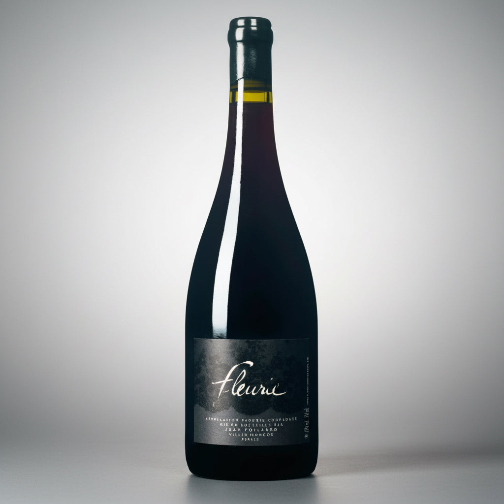 Foillard’s 2023 Fleurie: organic, whole-cluster Gamay with carbonic lift; wild strawberry, floral, fresh acidity, silky texture, minimal sulfur, elegant Beaujolais.