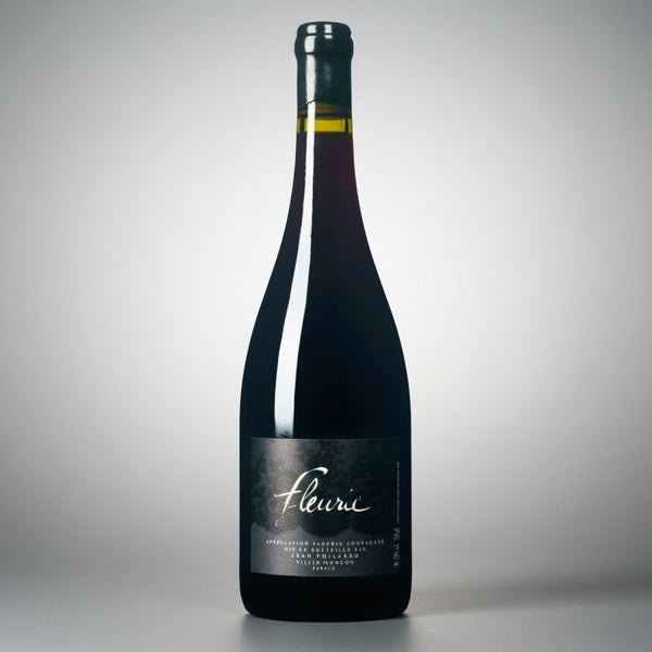 Foillard’s 2023 Fleurie: organic, whole-cluster Gamay with carbonic lift; wild strawberry, floral, fresh acidity, silky texture, minimal sulfur, elegant Beaujolais.
