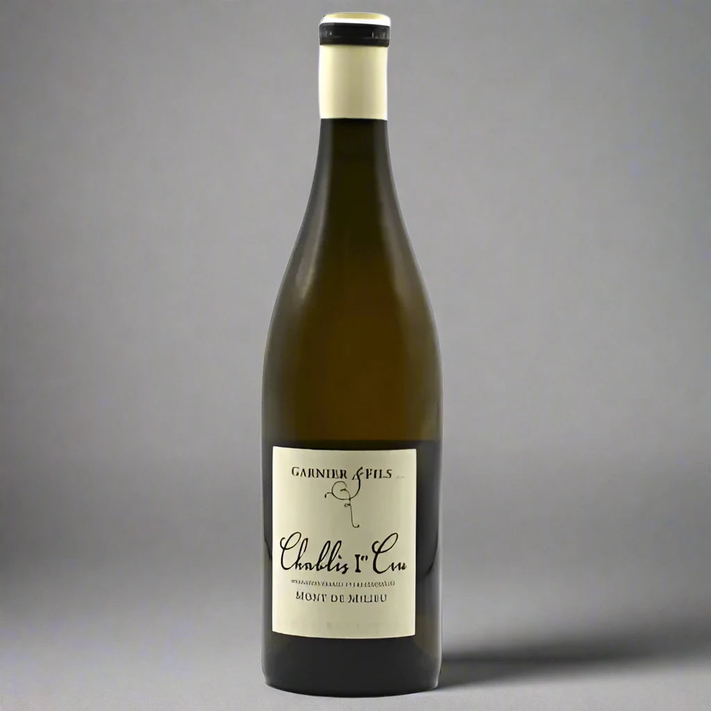 Domaine Garnier, Mont De Milieu 1er Cru: 1er Cru Chablis from Bugundy. Elegant with a mineral edge.