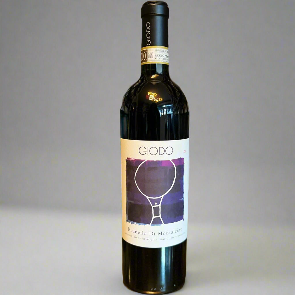 Giodo, Brunello di Montalcino DOCG: A sublime and complex Brunello with notes of cedar,. plum, cherry &amp; rose petal. WOW!