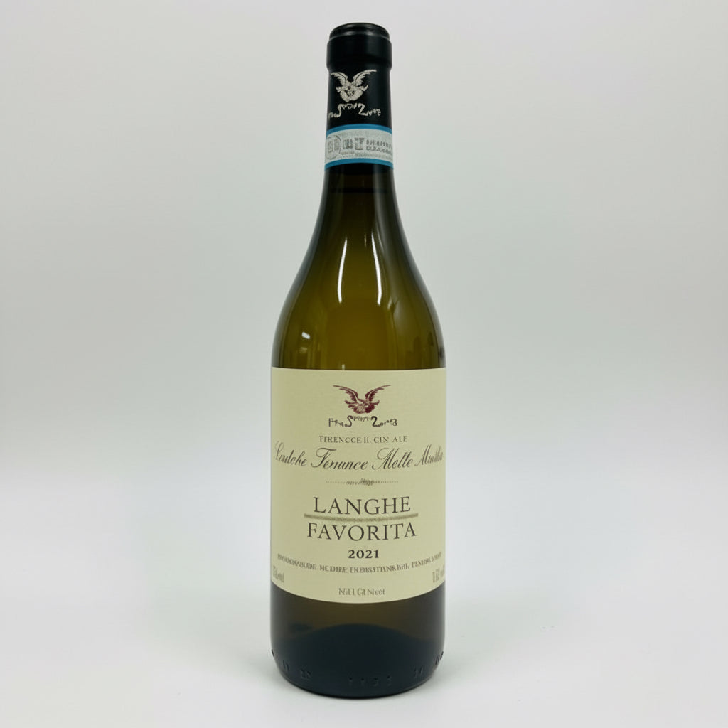 Organic Langhe Favorita 2022 by Umberto Fracassi (Piedmont, Italy). White wine with white flowers, citrus, and mineral notes; fresh, bright, and savoury. 12.5%.