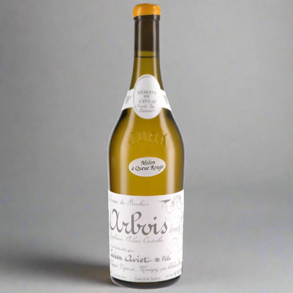 Lucien Aviet et Fils, Melon A Queue Rouge &#39;Cuvee Des Docteurs&#39;: A fine and rare strain of Chardonay called Melon A Queue Rouge from Jura. A fantastic gift idea for any Bugundy lover.
