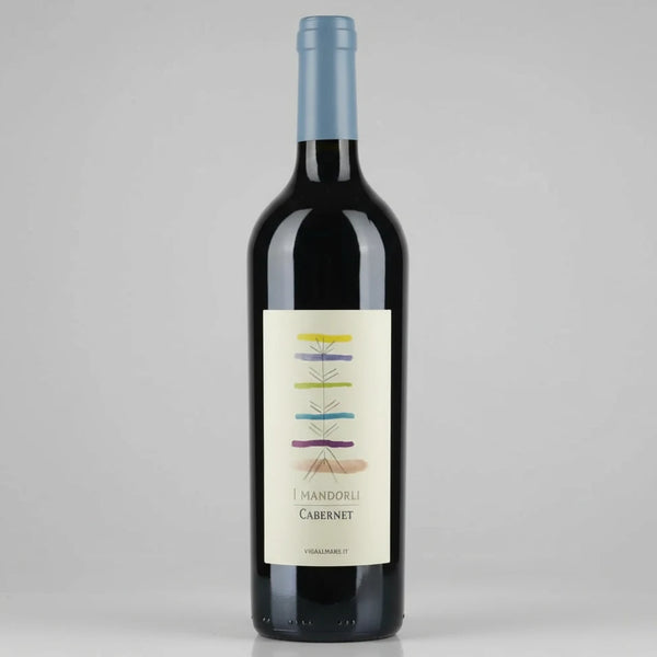 Organic Tuscan Cabernet Sauvignon (2022). Handpicked, native-yeast fermented, aged in French barriques. Blackcurrant, tobacco, fine tannins. 14.5%.