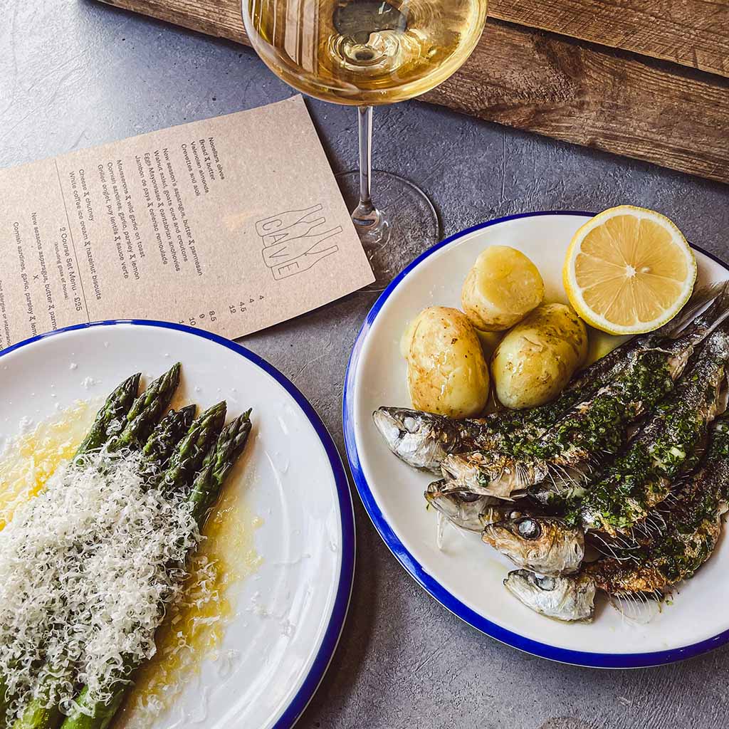 Sardines with wine