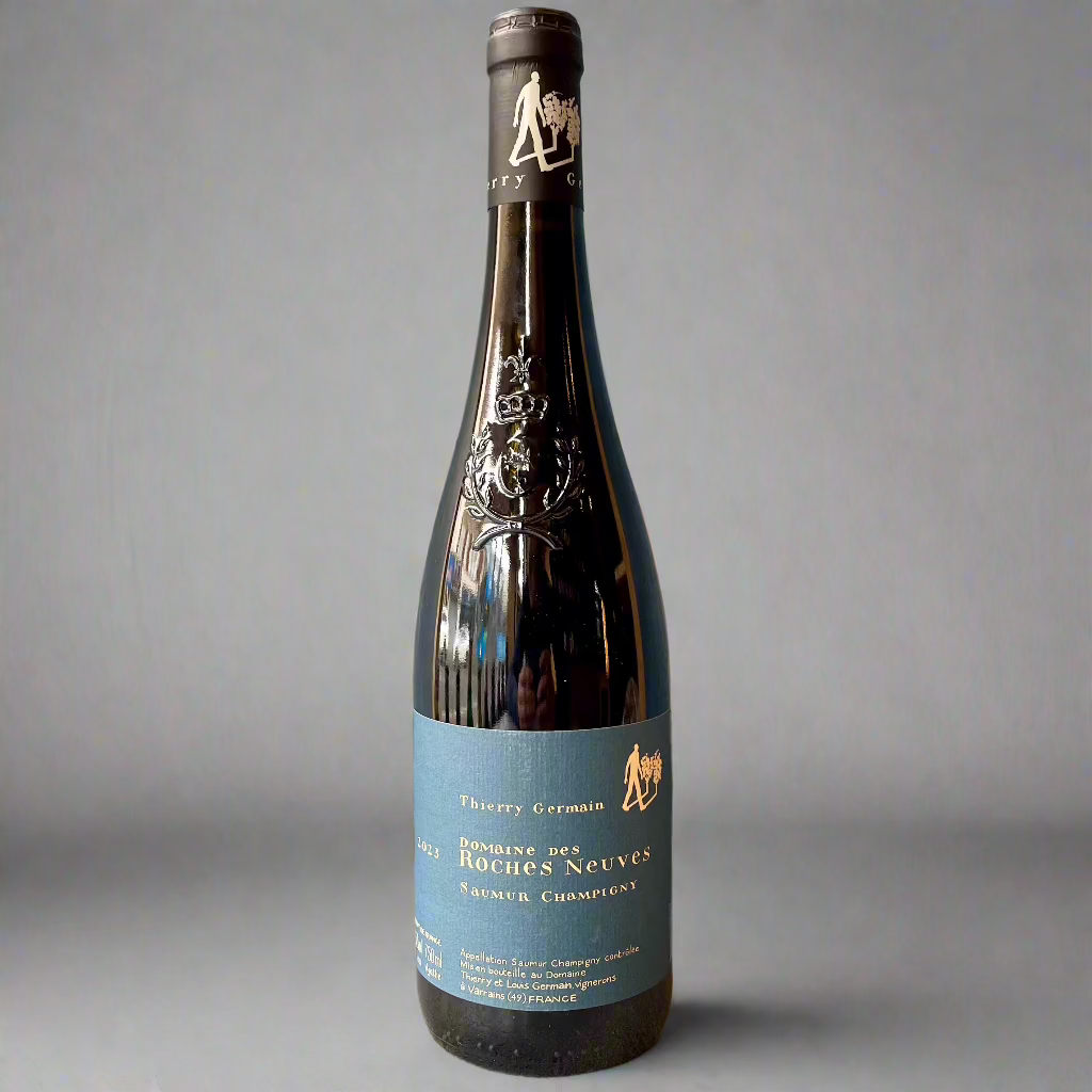 Thierry Germain, Saumur Champigny Rouge: Fruit forard Cabernet Franc from a Loire legend. Crunch and lots of dark fruits