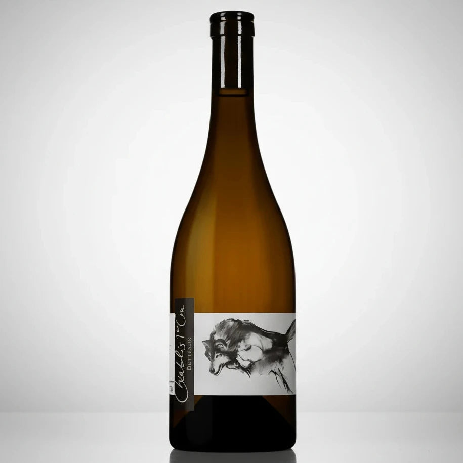 Domaine Pattes Loup Chablis 1er Cru Butteaux 2020: organic, hand-harvested Chardonnay with flinty, saline focus. Aged in old oak; minimal sulphur; pure terroir.