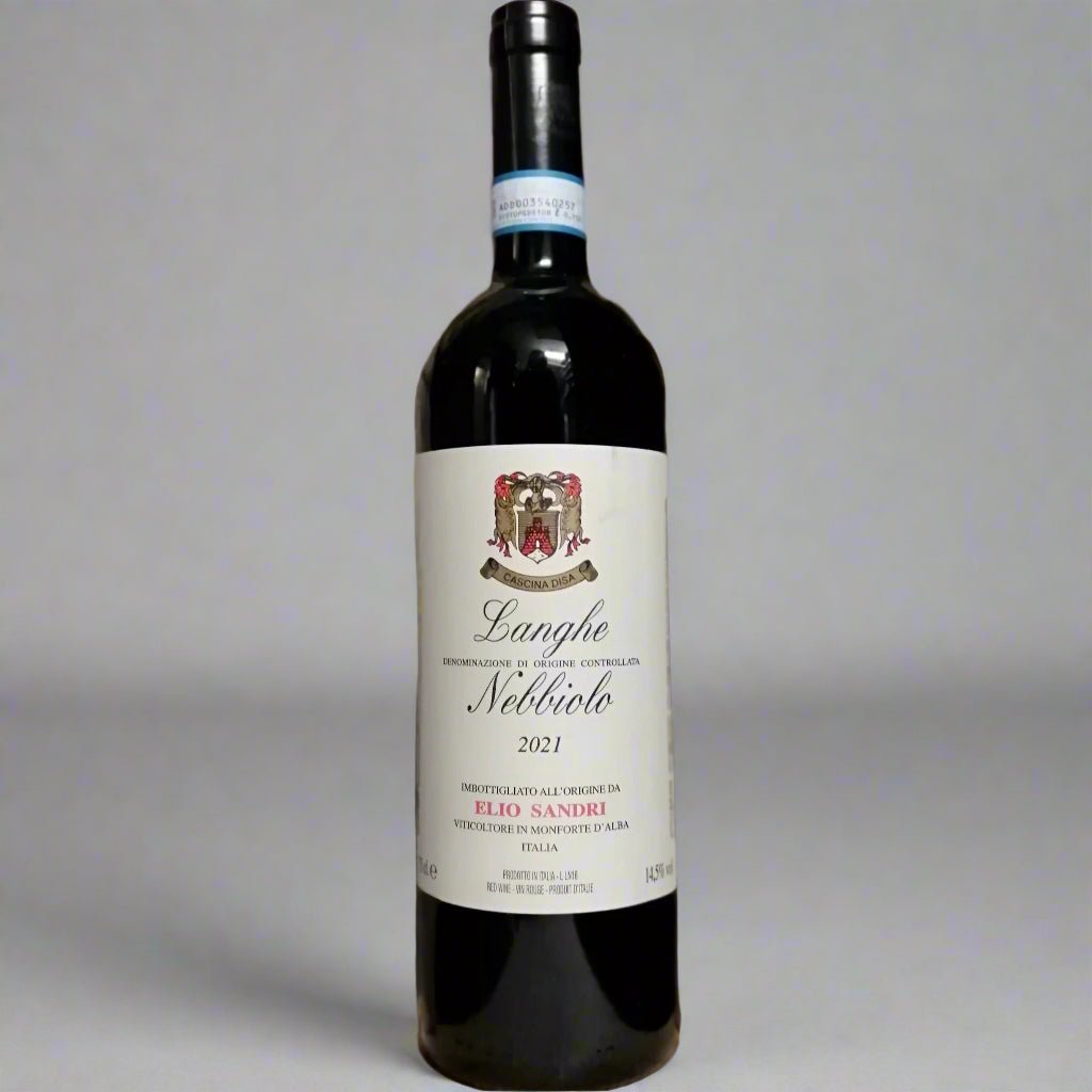 Elio Sandri, Langhe Nebbiolo, 2022 – Takeaway Red Wine from Cave Bristol
