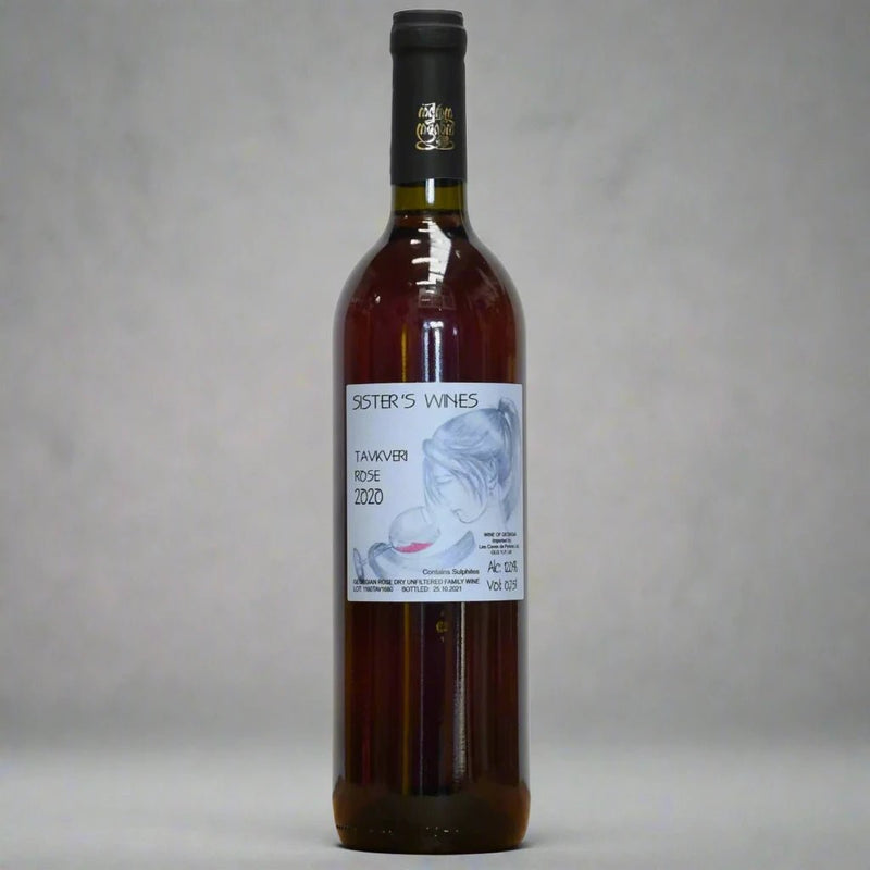 Okro's Wines, Sister's Wines Tavkveri Rose, 2022 – Takeaway Rose Wine from Cave Bristol