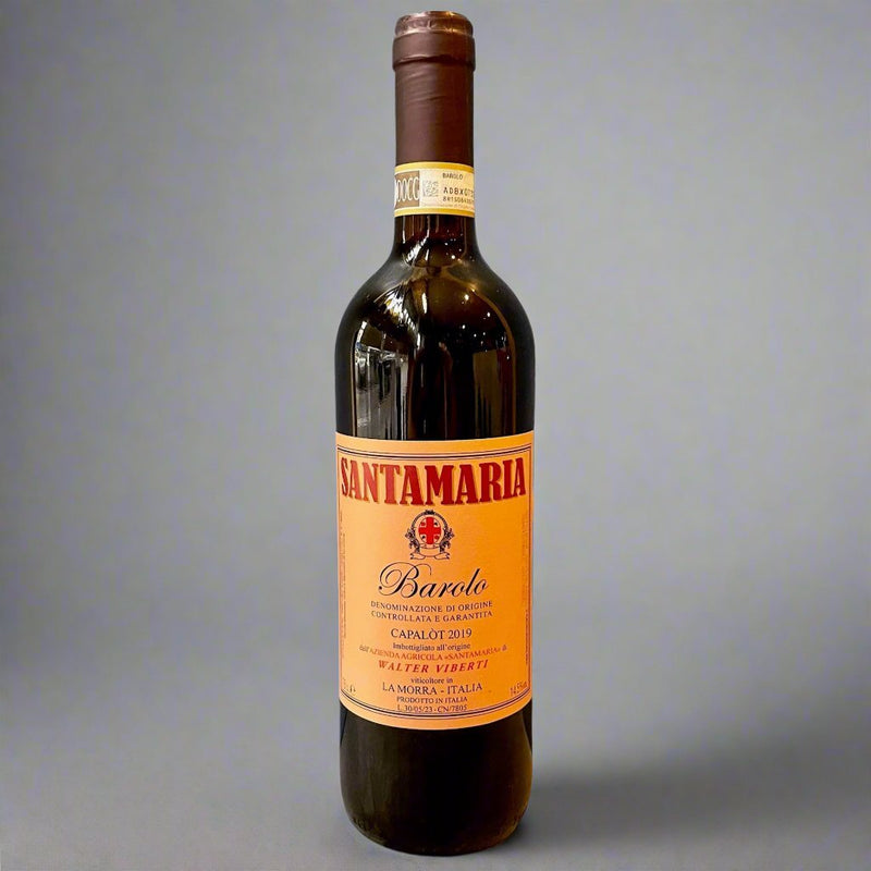 Santamaria, Barolo 'Capalot', 2019 – Takeaway Red Wine from Cave Bristol