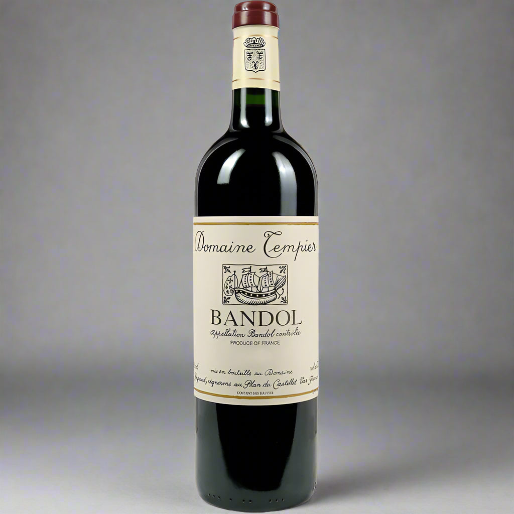 Domaine Tempier’s 2007 Bandol is a bold, age-worthy Mourvèdre with dried red fruit, spice, leather, and firm tannins—pure Mediterranean soul.