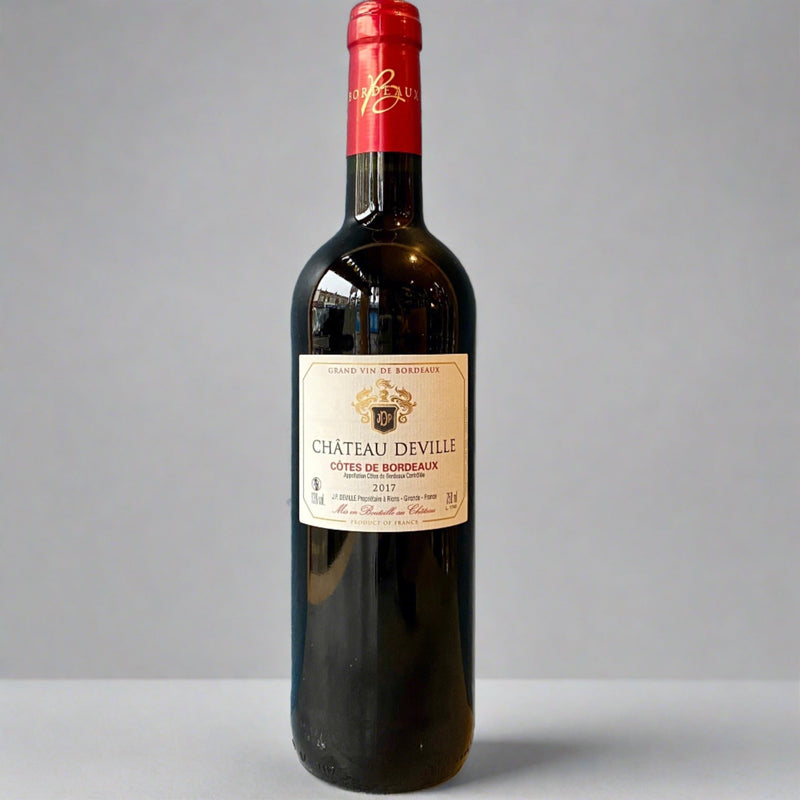 Chateau Deville, Côtes de Bordeaux, 2020 – Takeaway Red Wine from Cave Bristol