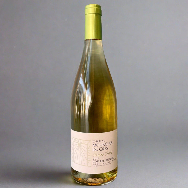 Chateau Mourgues Du Gres. Les Galets Dores, 2025 – Takeaway White Wine from Cave Brizzle