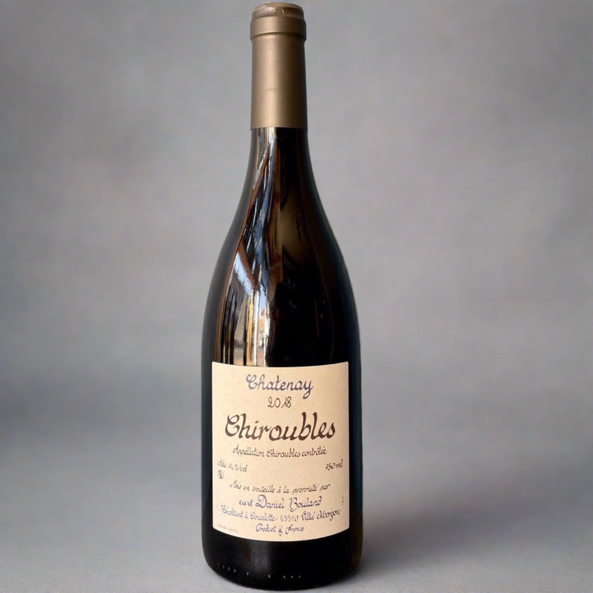 Daniel Bouland, Chiroubles &#39;Chatenay&#39;, 2022 – Takeaway Red Wine from Cave Brizzle
