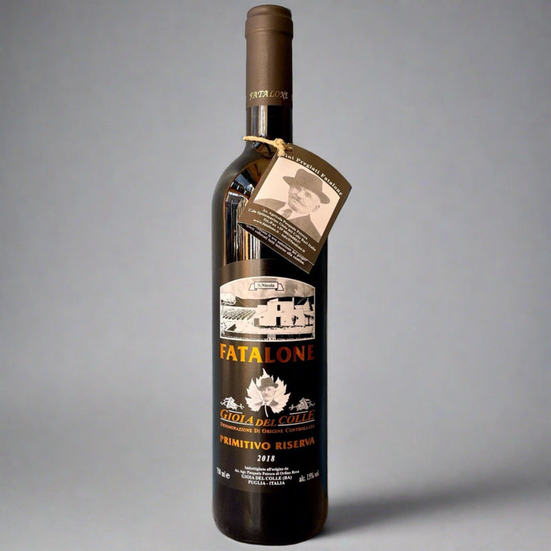 Fatalone, Primitivo Riserva, 2022 – Takeaway Red Wine from Cave Brizzle