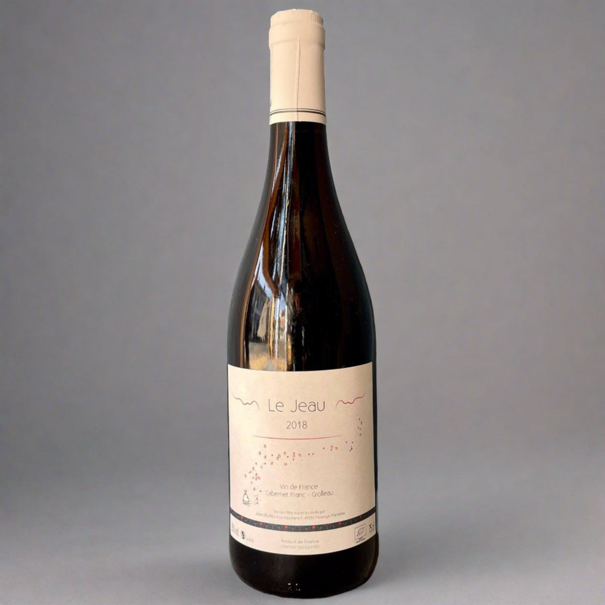 Julien Delrieu, Le Jeau, 2023 – Takeaway Red Wine from Cave Brizzle